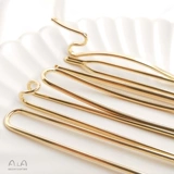 Медная китайская шпилька, материал, аксессуар для волос ручной работы, 14 карат, золотой цвет