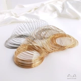 Платиновая стальная проволка, чокер ручной работы, аксессуар с аксессуарами, кольцо, браслет, 14 карат, DIY