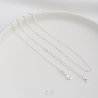 L125-5 Толстая серебряная сумка, плоская 0 готовая цепочка клавиля, 1 сильная защита от цвета