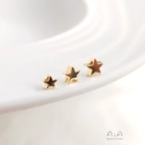 Аксессуары, бусины, ювелирный шарм ручной работы, аксессуар, серьги, 14 карат, со сквозным отверстием