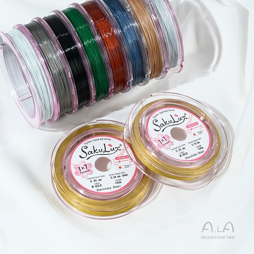 Японская импортная стальная проволка, шелковые нитки с аксессуарами из жемчуга с бусинами ручной работы, DIY