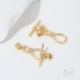 K149-4 Шляпа из бисера 14K в стиле C с 8-значной пряжкой OT 1 шт.
