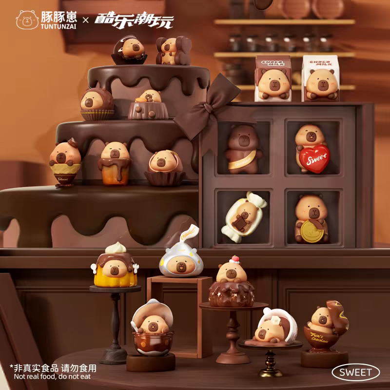 【In Stock】Authentic Chocolate Dolphin Cub Series Cute Blind Box Capibara Series Adorable Dolphin 【In Stock】Authentic Chocolate Dolphin Cub Series Cute Blind Box Capibara Series Adorable Dolphin