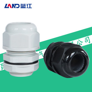 蓝江LAND 分体M牙PG牙尼龙防水接头IP68电缆固定头ROHS螺纹格兰头