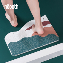 Diatom mud absorbent pad Toilet toilet door household creative quick-drying large diatom mud foot pad cute absorbent pad