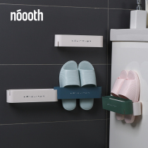 Connaught room bathroom slipper rack Wall-mounted non-perforated bathroom shelf Nordic pylons Shoe rack storage artifact