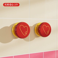 Красные и оранжевые сердечки — 2 шт.