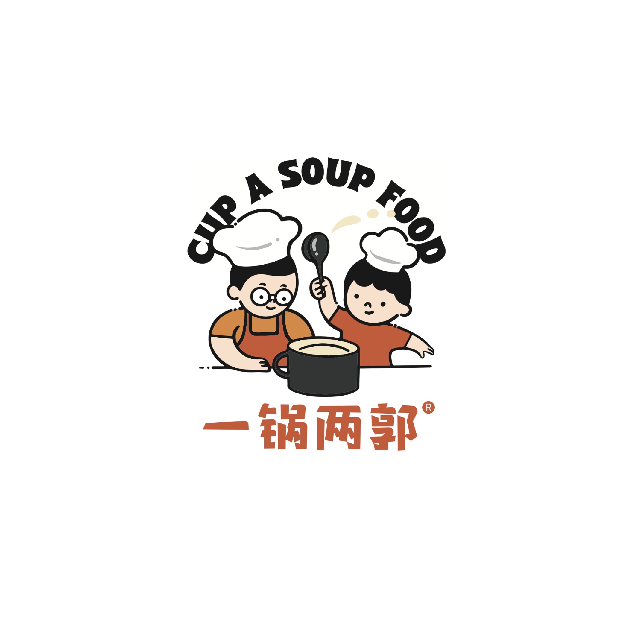 一锅两郭的LOGO