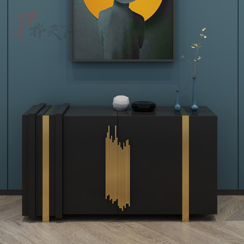 Birch world modern new Chinese-style porch cabinet large light luxury porch decorative cabinet living room large-capacity lockers