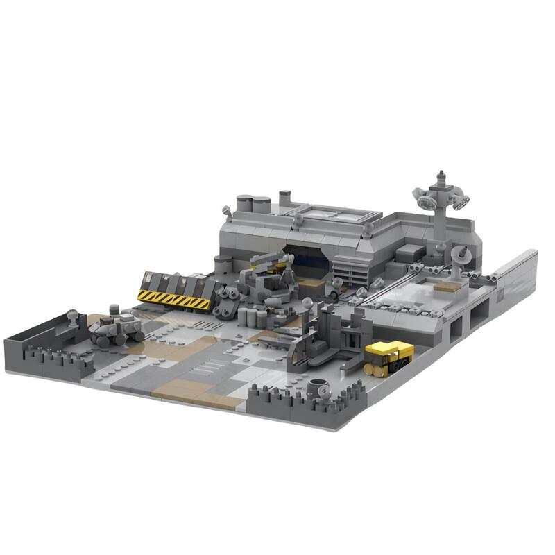 Moc-128318 Miniature 3D Model - Hadley's Hope Educational Building Block Gift Model for Boys