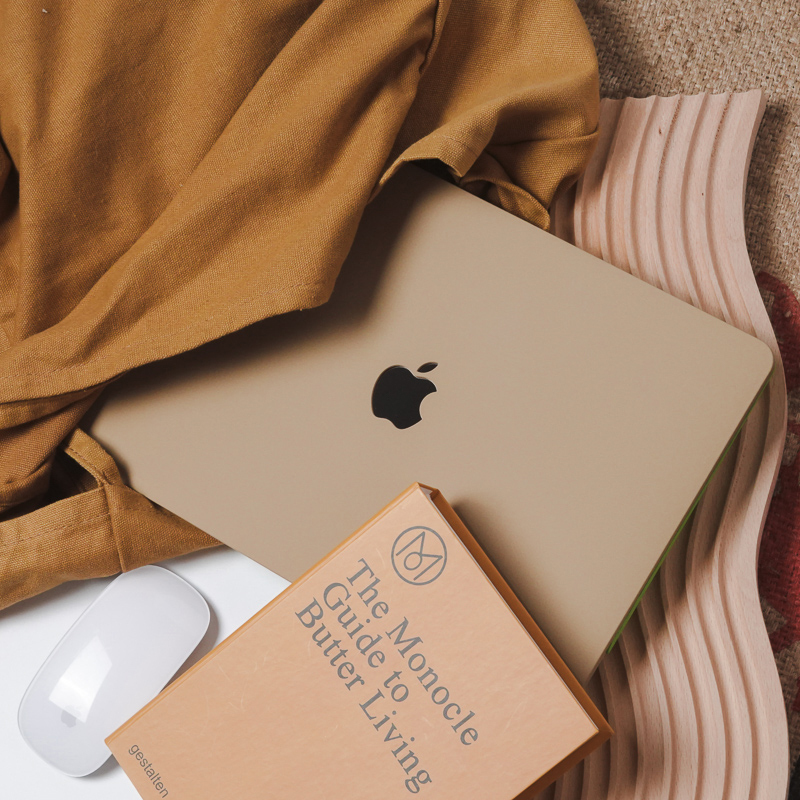 Fashionable Hazelnut Color Mac13/14/15/ 16inch Computer Case Macm1Promatebook14 Protective Case