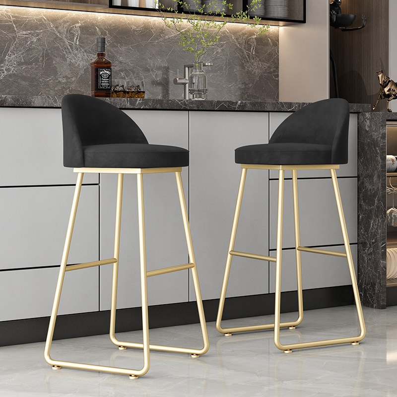 Light and luxurious home bar Bench High Footstool Bar Chair Bar Chair High Chair Bar Chair Front Desk High Stool