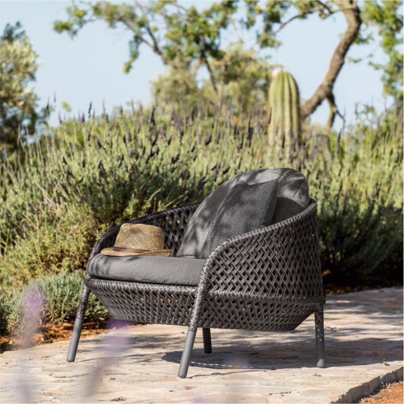 Outdoor Rattan Chair Sofa Combined Terrace Balcony Patio Hotel Greenhouse Vine choreography Leisure chair