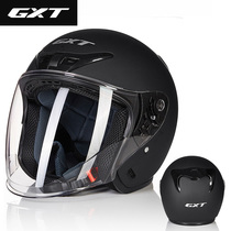 GXT battery electric motorcycle helmet Gray size male and female half helmet light Four Seasons universal summer helmet