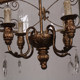 American Retro Chandelier Solid Wood Glass Restaurant Entrance Entrance Lighting French Country Pastoral Aisle Balcony Tea Room