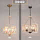 American-Style Retro Pendant Light, Wooden Circular Design, Creative and Unique, Simple Style for Shops, Guesthouses, Villas, Restaurants, Showcases, and Bedroom Lighting