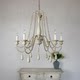 French-Style Vintage Chandelier for Living Room and Dining Room, Country-Style Candle American Pastoral Solid Wood Lighting Fixture, Bedroom Main Light, Villa