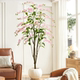 Simulated Green Plant Hanging Jasmine Flower Indoor Large Artificial Green Plant Artificial Flower Tree Ornament Floor-Standing Decorative Potted Plant