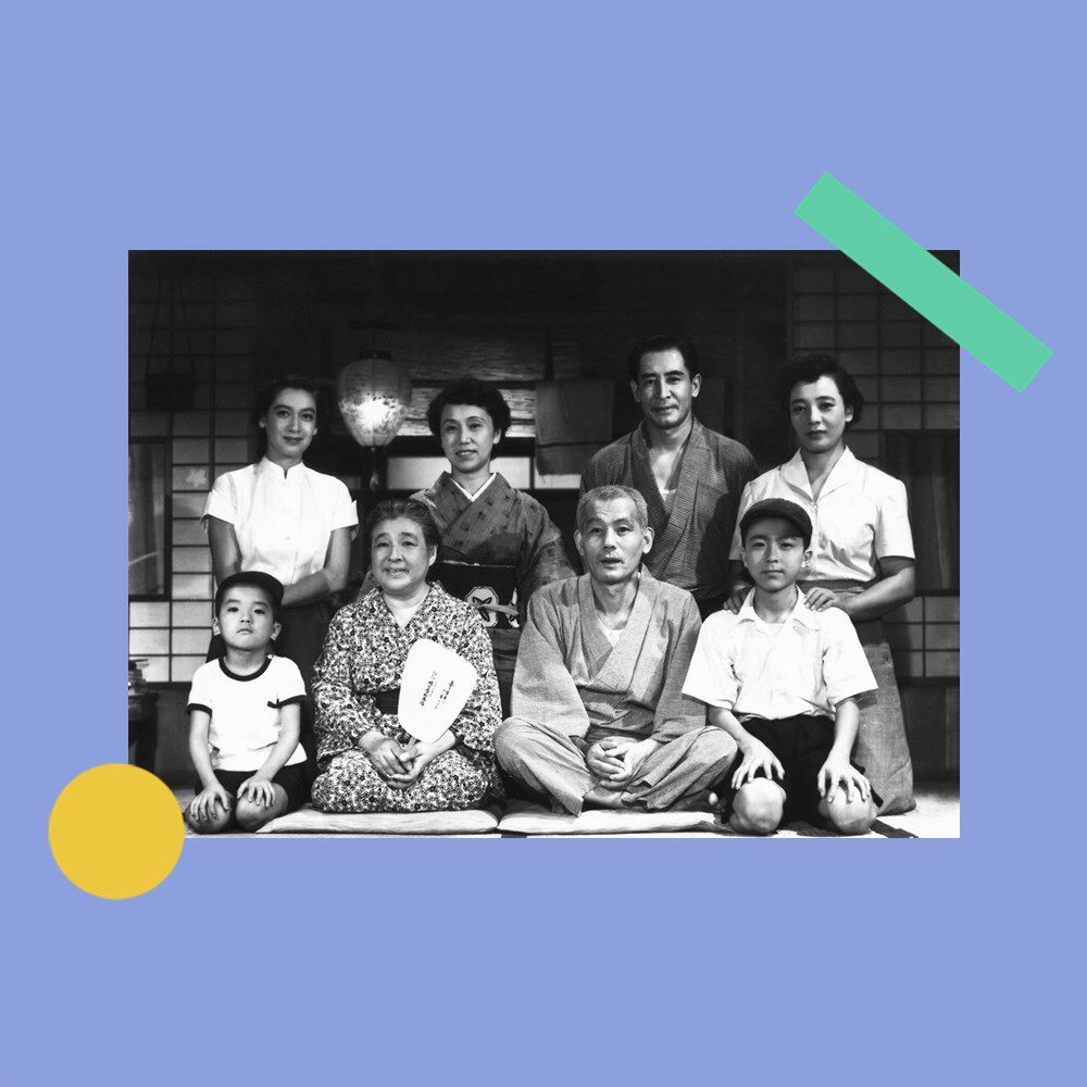 Homemade postcard small card 5 inch 6 inch 8 inch Tokyo Story movie poster decorative painting a1a61a05