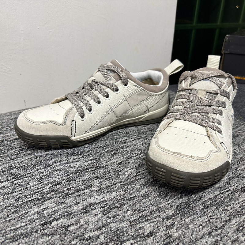 Foreign Trade Special Price Hot Item European and American Style Men's Shoes Low-Top Outdoor Work Shoes Full Leather Casual White Shoes P712131