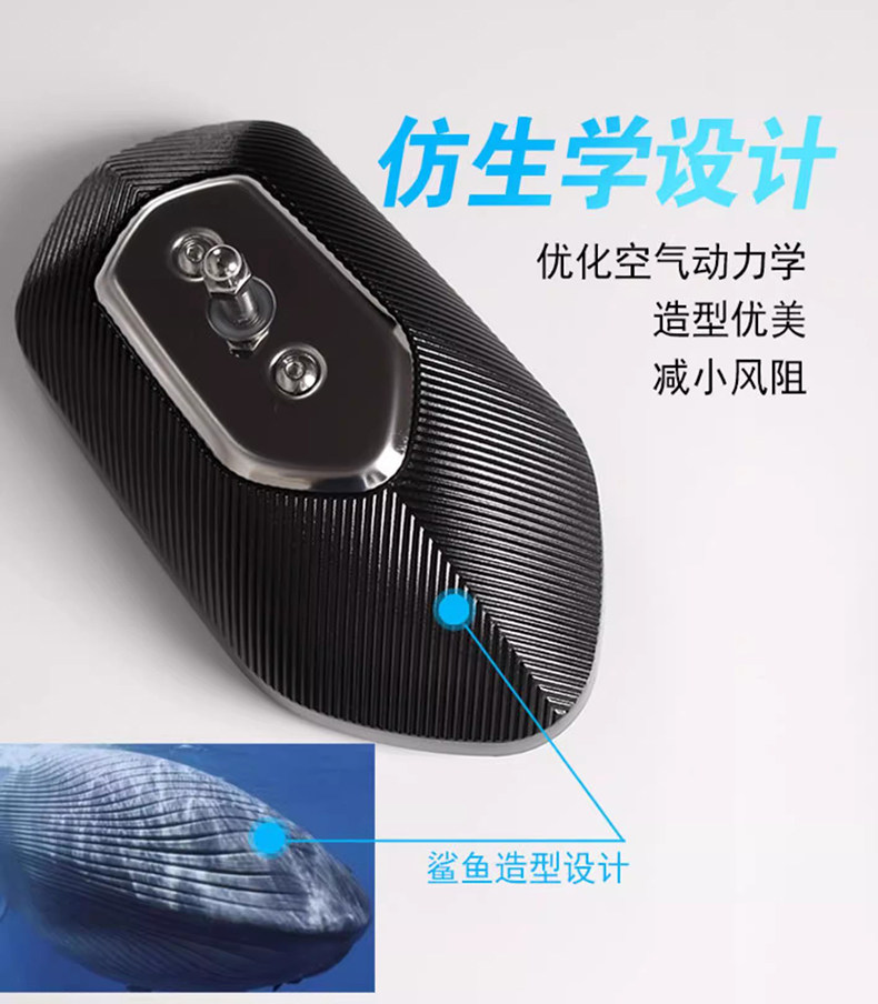 Pedal motorcycle Qianjiang QJMOTOR Hong 125 rearview mirror convex mirror spherical large field of view modified mirror accessories
