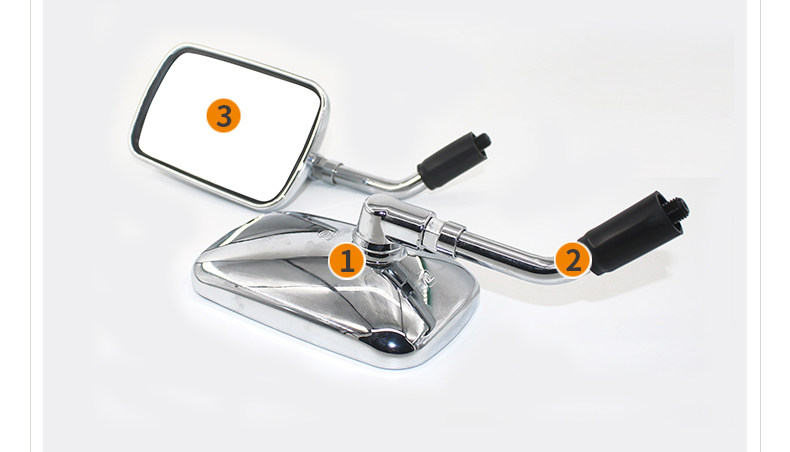 Original Storm Prince Yueku Gz150-A-E Gzs150 Rearview Mirror Suitable for Haojue Motorcycle Reflector