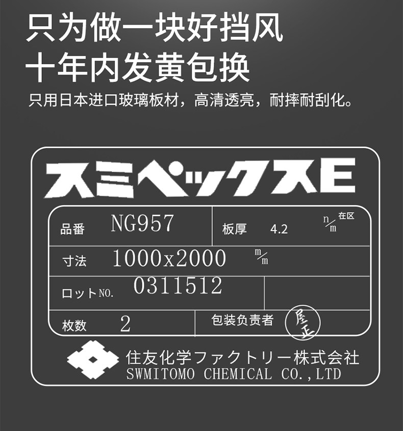 New Continent Retro Scooter NS125LA Thickened Front Windshield Modification Accessories Windshield Windshield