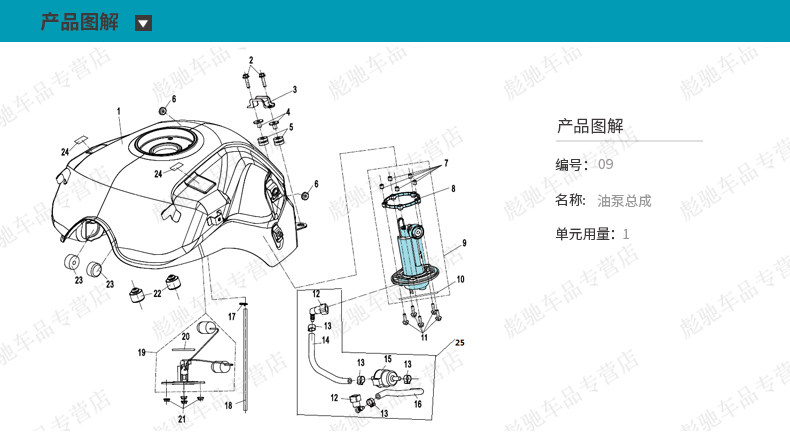 Original Factory Gasoline Pump Fuel Tank Fuel Pump for 150 250Sr 400 650Nk Gt Mt Guobin 700Clx