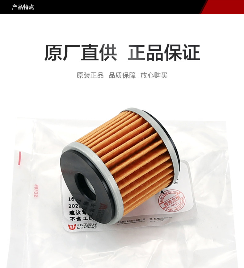 Qianjiang Motorcycle Race R250 Single Cylinder Oil Filter Element Machine Filter Air Filter Original Factory