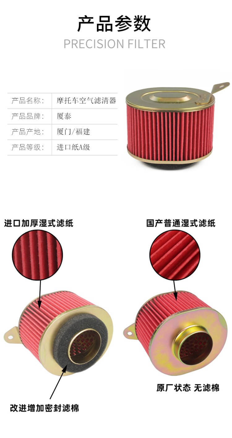 Ms. Wuyang Pedal Motorcycle Happy to Cool Shadow Jia Ying Xi Jun Xi Li Air Lattice Filter Element Air Filter Accessories