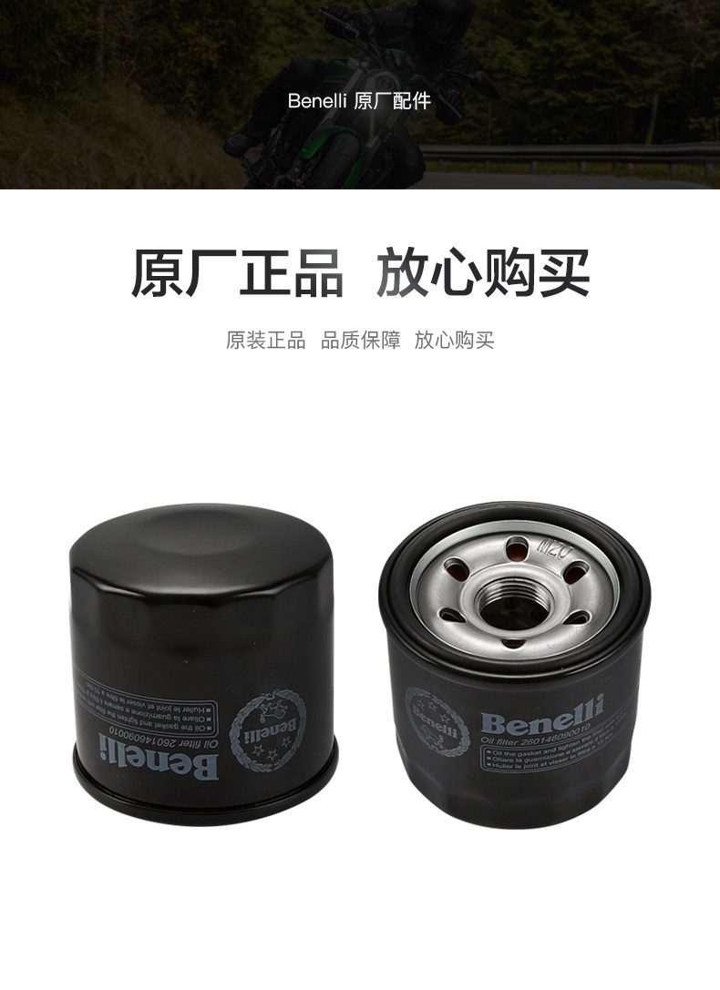 Original Benelli Devil 752S BJ750GS oil filter element air filter machine air filter