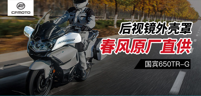 Original Motorcycle Parts 650Tr-G Guobin Left and Right Rearview Mirror Guard Reflector Shell Decorative Cover