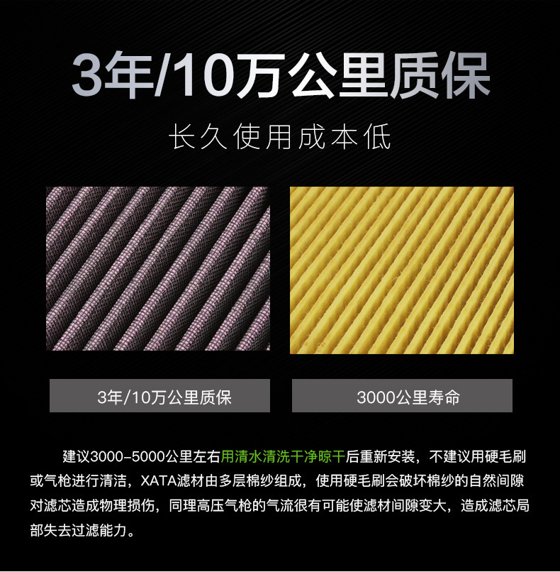 Kawasaki Ninja NINJA EX250R Z 250 300 modified high flow air filter element filter air filter