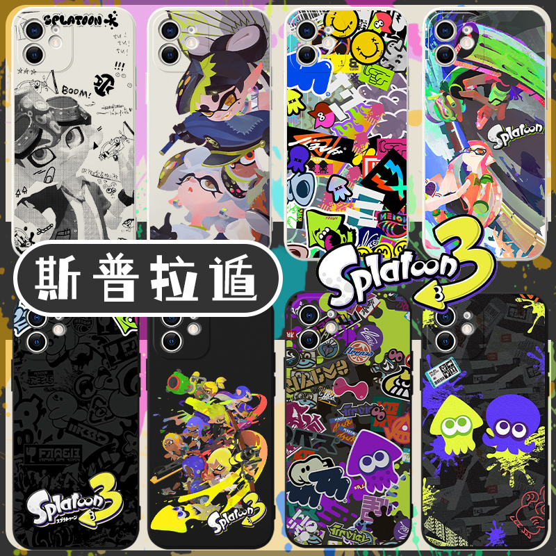 Splatoon Phone Case for Apple 13, Huawei Mate 60, Splatoon iPhone 15 Pro Max Merchandise, Oppo, Xiaomi 14, Splatoon, Vivo, Graffiti, Trendy, Colorful, Applicable Splatoon Phone Case for Apple 13, Huawei Mate 60, Splatoon iPhone 15 Pro Max Merchandise, Oppo, Xiaomi 14, Splatoon, Vivo, Graffiti, Trendy, Colorful, Applicable