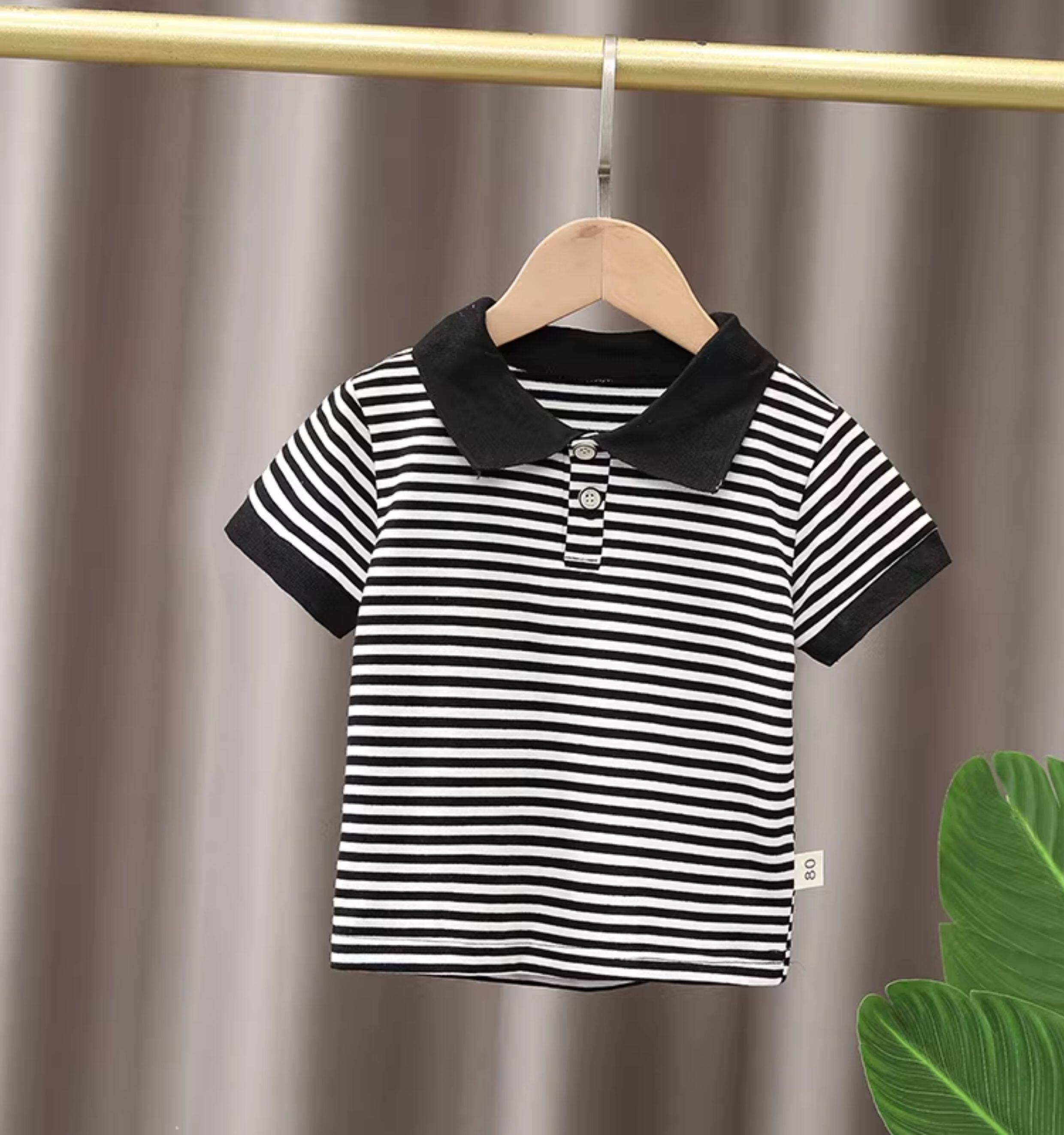 Boys Summer Short Sleeve Polo Outfit Set - Trendy Korean Style Kids Clothing O1CN01JQJA5S2HiKb27kgHk !!2208083549184