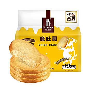 伯力爵脆吐司原味面包干