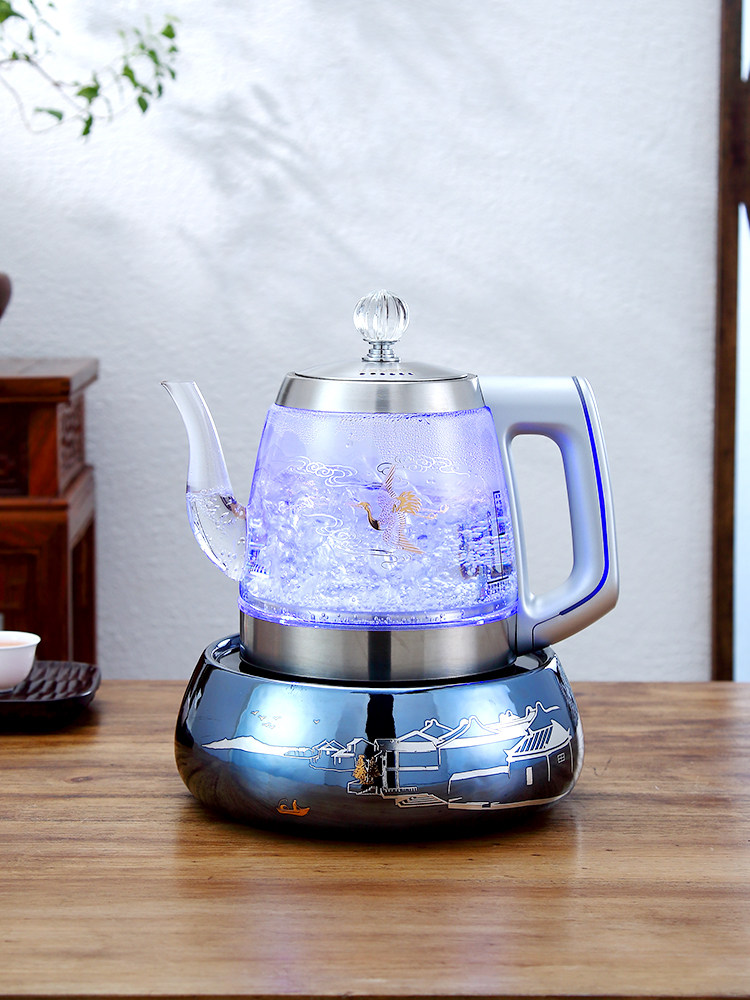 Pin Tao Tang Bottom Water Electric kettle Kettle Glass kettle for making tea Smart automatic quick cooker
