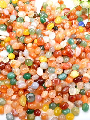 南京雨花石天然原石鹅卵石头花盆栽铺面装饰鱼缸造景五彩色小石子