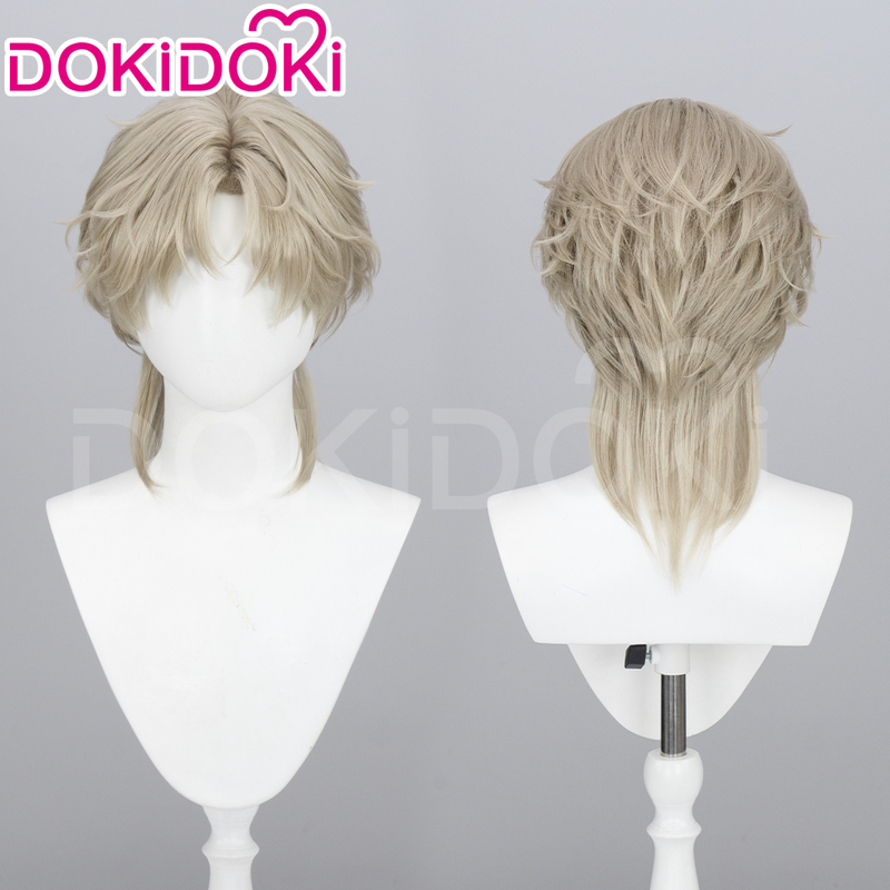 Dokidoki in Stock Night by the Water Lu Taizhou Cosplay Wig Linen Color Pre-Styled Top Needs Styling
