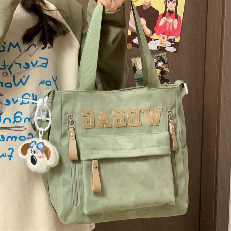 Handbag for Students, Tutoring Girls, 2025 New Model, Large Capacity, High Aesthetic Value, Crossbody Bag for Women, Versatile for Going Out and about