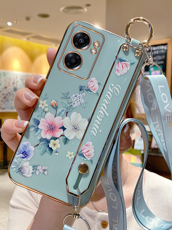 Suitable for Oppo A57 Phone Case, Oppo A56 Wristband Protective Silicone Cover, 5g New Simple Floral Design for Women, Trendy Pftm20 Fresh Floral Oppo A57 Artistic Straight Edge A56 Crossbody Lanyard Suitable for Oppo A57 Phone Case, Oppo A56 Wristband Protective Silicone Cover, 5g New Simple Floral Design for Women, Trendy Pftm20 Fresh Floral Oppo A57 Artistic Straight Edge A56 Crossbody Lanyard