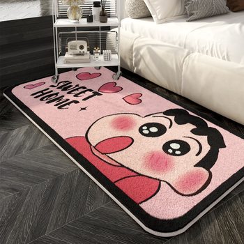 Cartoon crayon shin-chan imitation cashmere bedside blanket