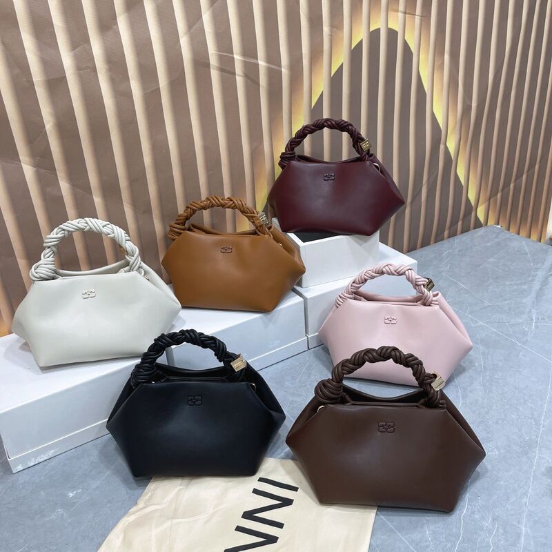 Sandera.Osoi Light Luxury Woven Handle Cloud Bag Exquisite Shell Bag High-Quality Single Shoulder Crossbody Handbag for Women