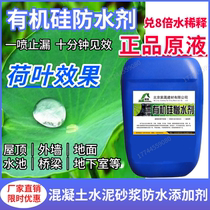 Silicone waterproofing agent water-repellent methylsilicate concrete cement surface waterproof and seepage-proof inside mixed with external spray liquid