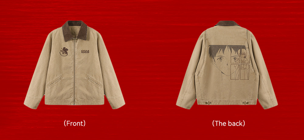 DONSMOKE Washed Distressed Detroit Jacket