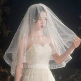 月下相恋 Короткая кружевная вуаль, аксессуар для волос