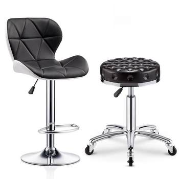 Guitar-Specific Chair, Guitar Practice Seat, Practice Stool, Singing Chair, Performance Stool, Bar Stool with Backrest, High Stool for Home Use