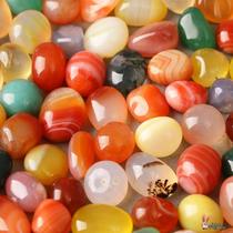 Nanjing Yuhua stone original stone natural pebbles fish tank colorful flower pot paving colored stones small agate grains