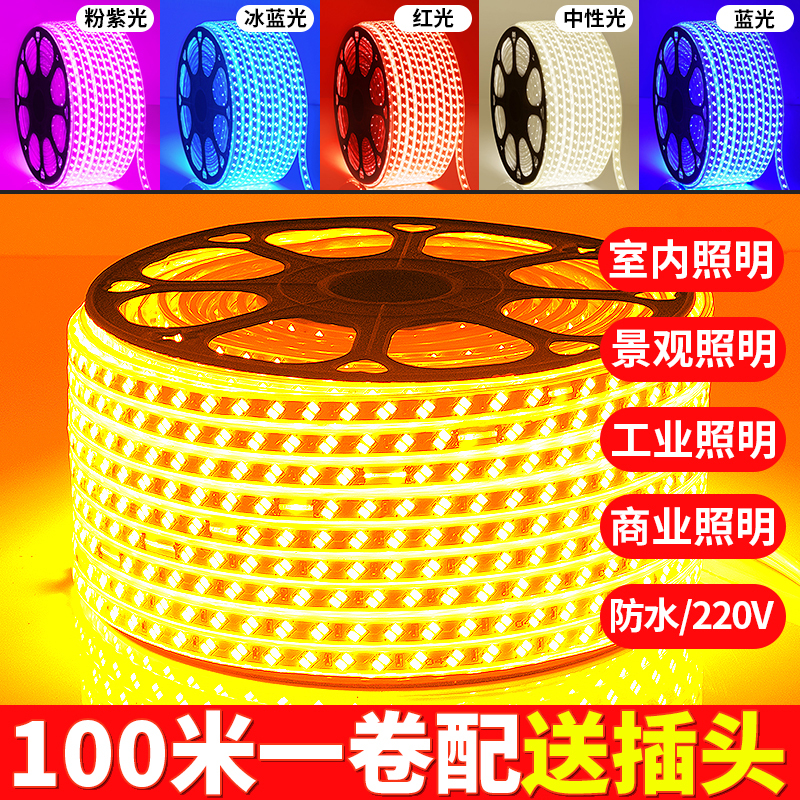 100m Golden Led Light Strips Outdoor Ambiance Lighting Villa Exterior Night Scene Decorative Lights Yellow Marquee Lights 100m Golden Led Light Strips Outdoor Ambiance Lighting Villa Exterior Night Scene Decorative Lights Yellow Marquee Lights