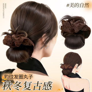Lsn low ball head wig grabber flower bud hair ring